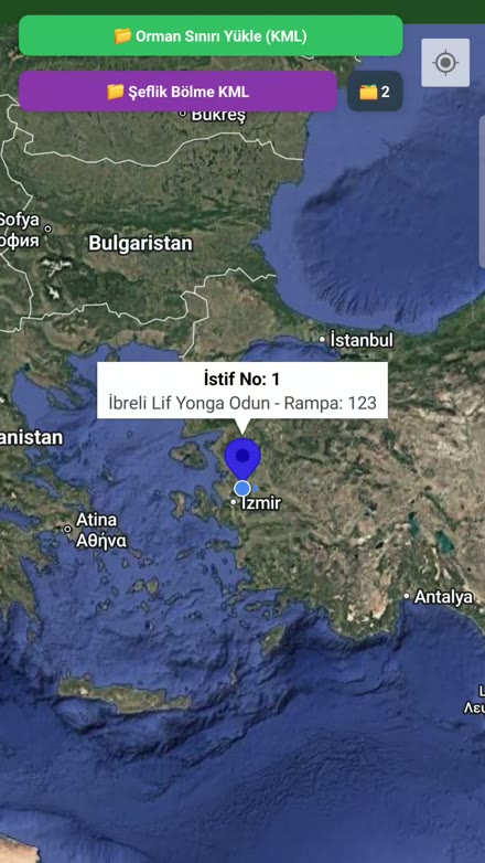 OTS canlı saha haritası ekranı